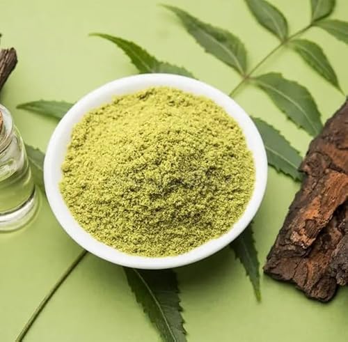 NEEM POWDER 100% Pure & Natural for Skin & Hair Care, Fights Acne and Pimples,Skin Brightening. Fights Dandruff (200 gm)|B0FKHG5787