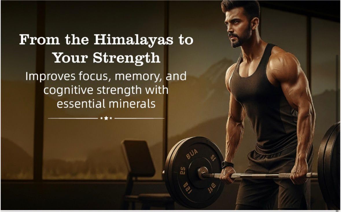 Herba Himalaya Shilajit Gold Capsules – Pure Himalayan Strength, Energy & Stamina Booster | Immunity & Wellness Support- 60 Capsules