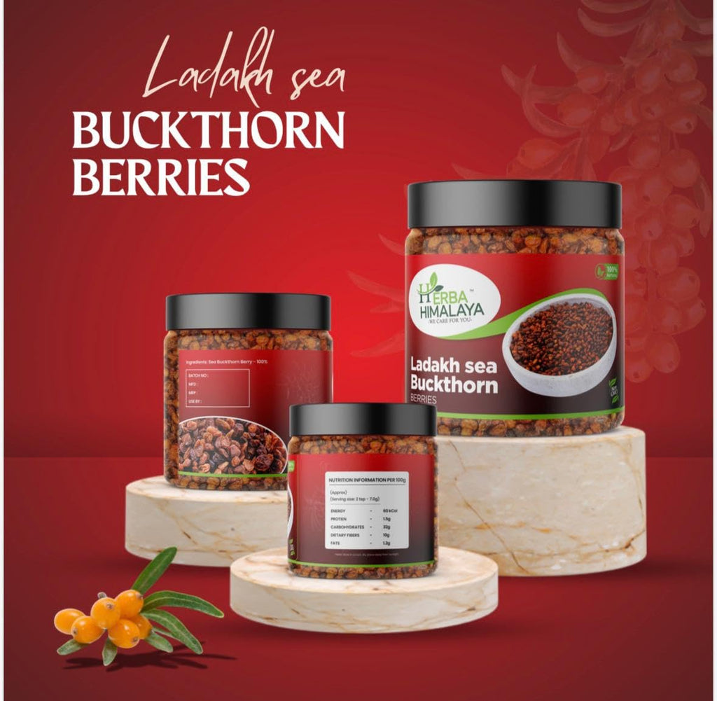 Herba Himalaya Sourced from Ladakh Pure Sea Buckthorn Berry