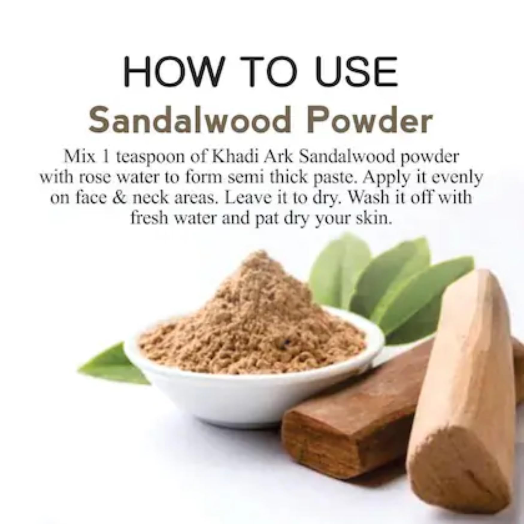 Herbal Himalaya Sandalwood Powder for Face Natural & Herbal Skin Brightening, Tan Removal, Acne & Pimple, Anti-Aging, Oil Control, Smooth, Soft & Glowing Complexion