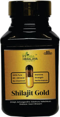 Herba Himalaya Shilajit Gold Capsules – Pure Himalayan Strength, Energy & Stamina Booster | Immunity & Wellness Support- 60 Capsules