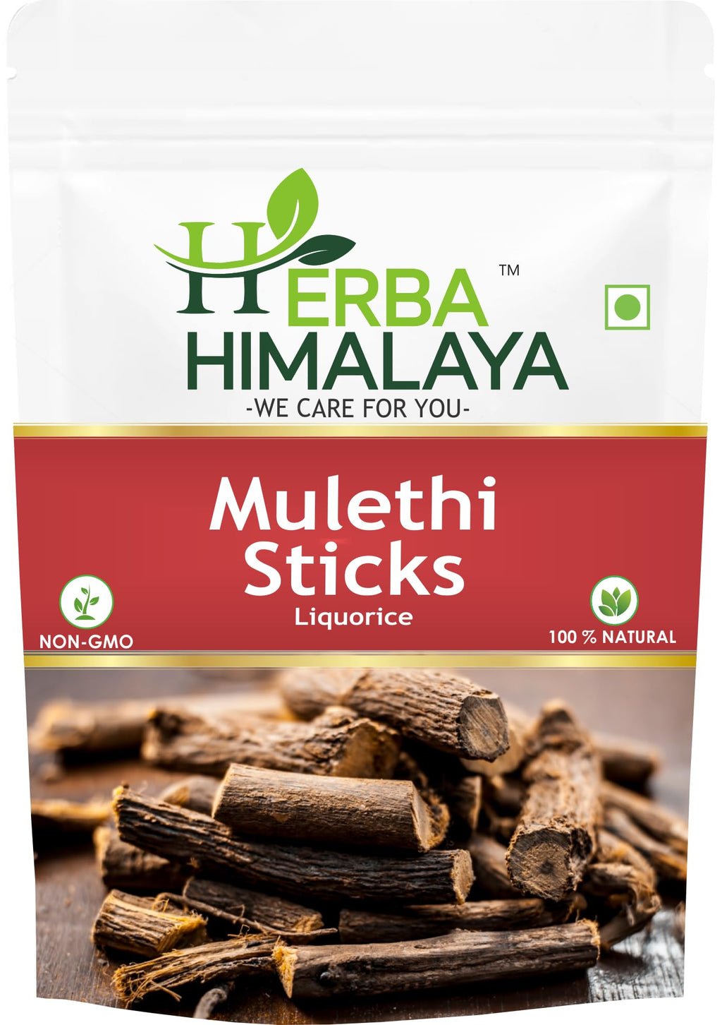 Herba Himalaya Liquorice (Mulethi) Root Whole Stick | Yashtimadhu for your health,Skin and Hair Care | Skincare | Pigmentation and Beauty