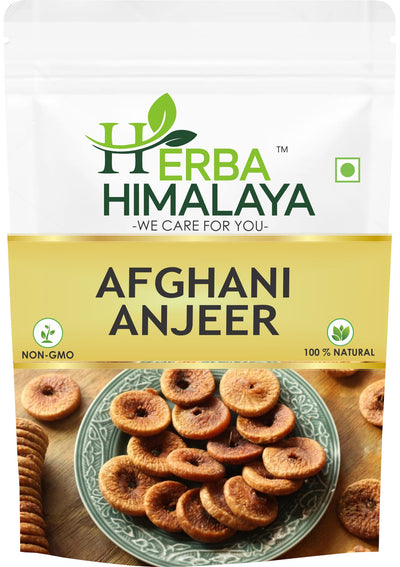 Herba Himalaya Jumbo Size Dried Afghani Anjeer | Figs | Dry Fruits | Nuts