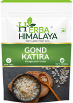 Herba Himalaya Gond Katira Pure - 100% Natural Superfood Edible Gum | Cooling Properties
