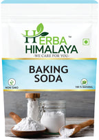 Herba Himalaya Baking Soda | Food-Grade Sodium Bicarbonate | Triple Refined for Baking, Cooking & Cleaning