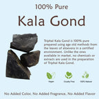 Herba Himalaya Natural Gond Siyah Black Gum Asli Kala Gond Lab Tested and Certified Premium Ingredient Perfect for Traditional Sweets Beverages Recipes