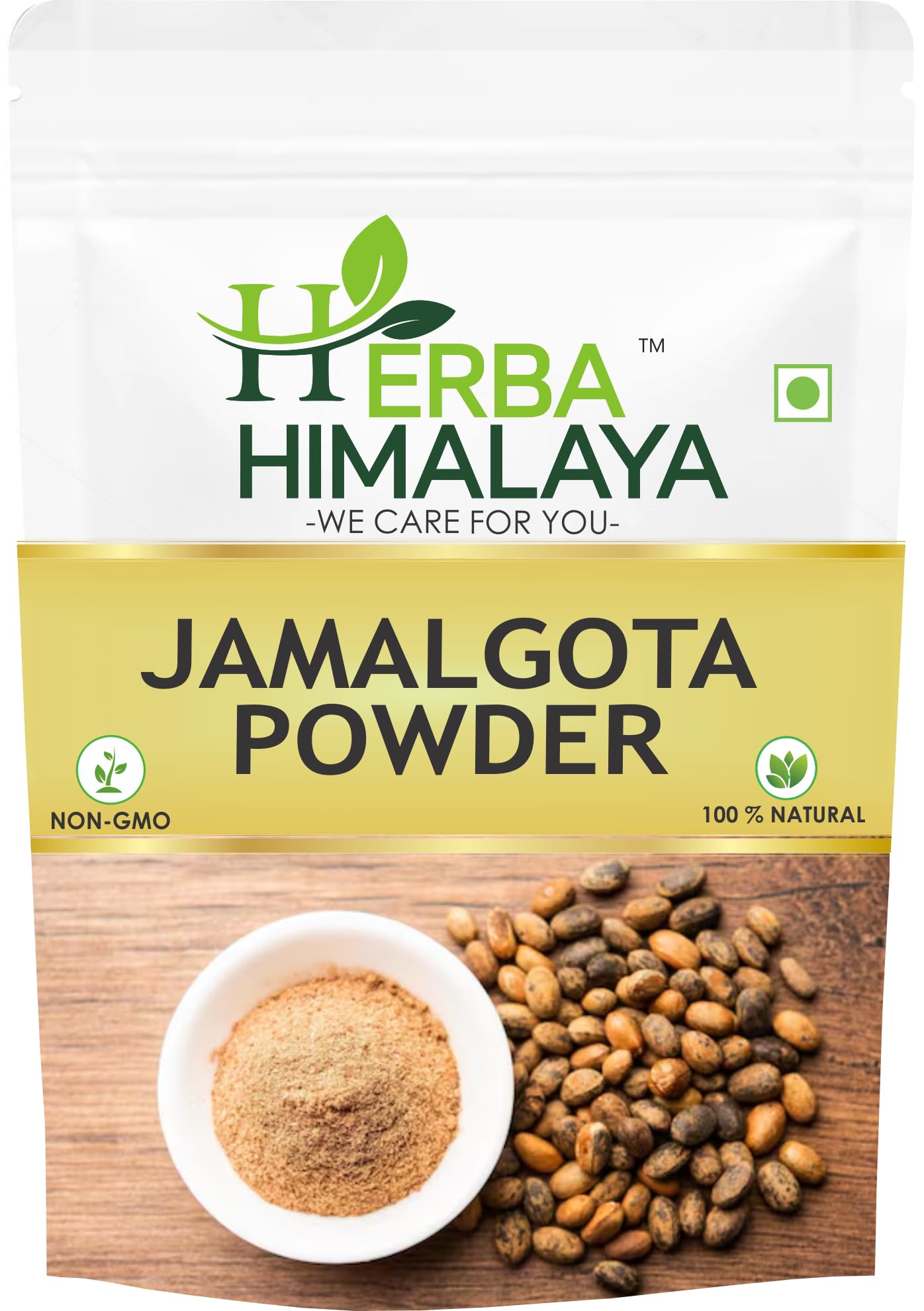 Herba Himalaya Jamalgota Hair Growth Powder – 100% Natural Thicker Hair | Hair Growth | Controls Hair Fall Powder
