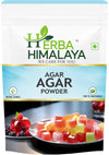 Herba Himalaya Agar Agar Powder Gluten Free | Cakes, Puddings & Jelly | China Grass Powder Perfect for Desserts,Gelatin Alternative