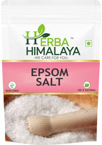 Herba Himalaya Epsom Salt Crystal For Bath | For Muscle Relief, Relieves Aches & Pain | Granule |
