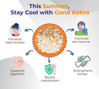 Herba Himalaya Gond Katira Pure - 100% Natural Superfood Edible Gum | Cooling Properties