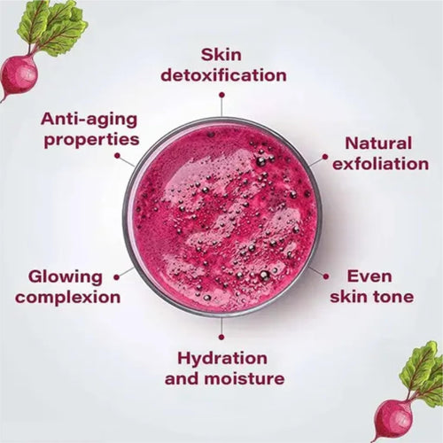 Herba Himalaya Organic Beetroot Powder For Face, Skin & Hair | Anti-Aging & Glowing Face | Rich In Antioxidants | Lip Care |