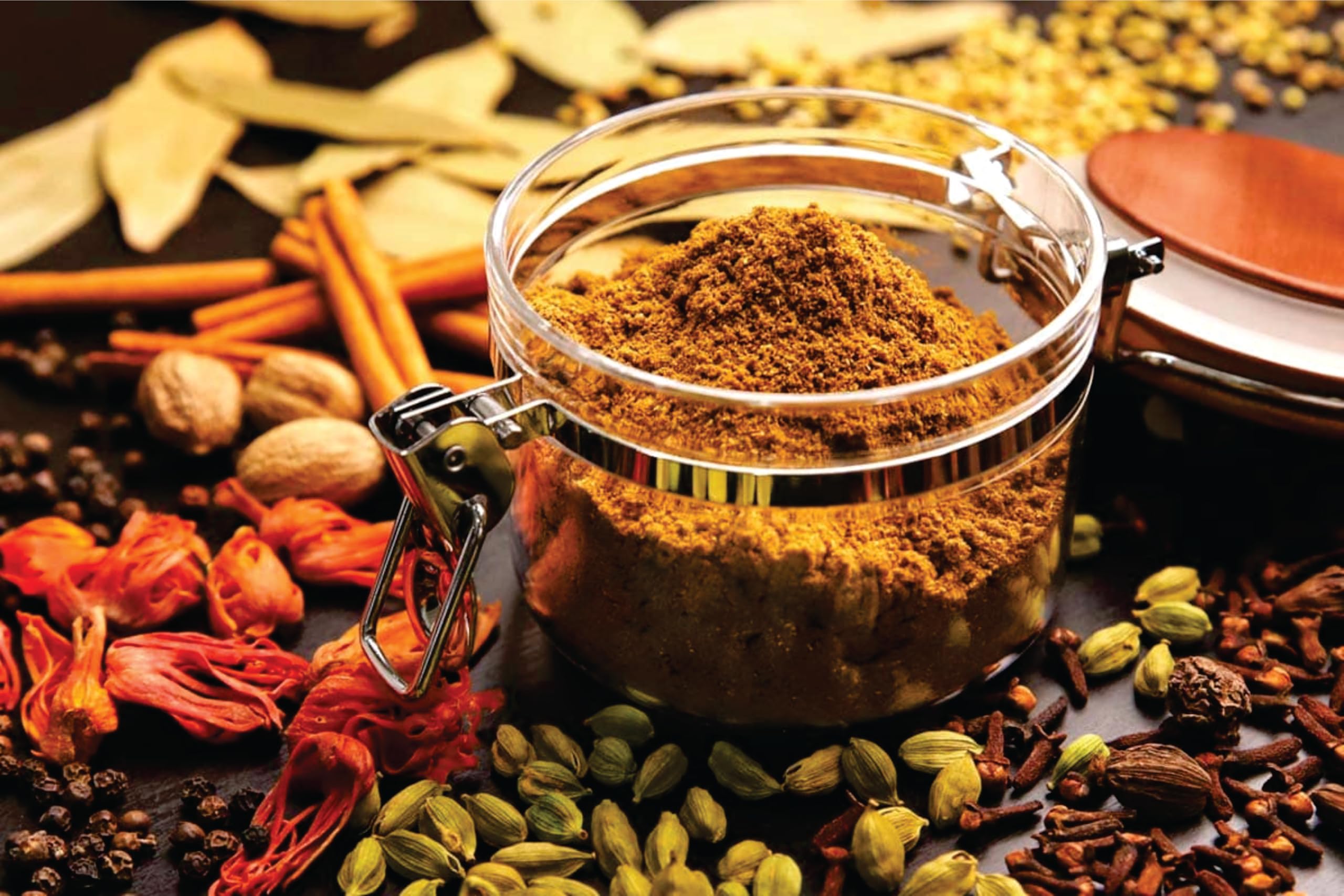 Herba Himalaya Garam Masala Aromatic Spices Blend, Perfect for Curries, Gravies and Tandoori dishes (100 gm)