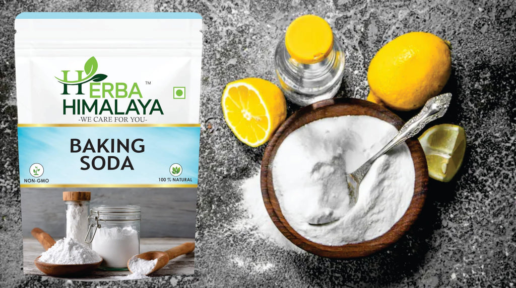 Herba Himalaya Baking Soda | Food-Grade Sodium Bicarbonate | Triple Refined for Baking, Cooking & Cleaning