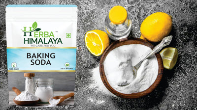 Herba Himalaya Baking Soda | Food-Grade Sodium Bicarbonate | Triple Refined for Baking, Cooking & Cleaning