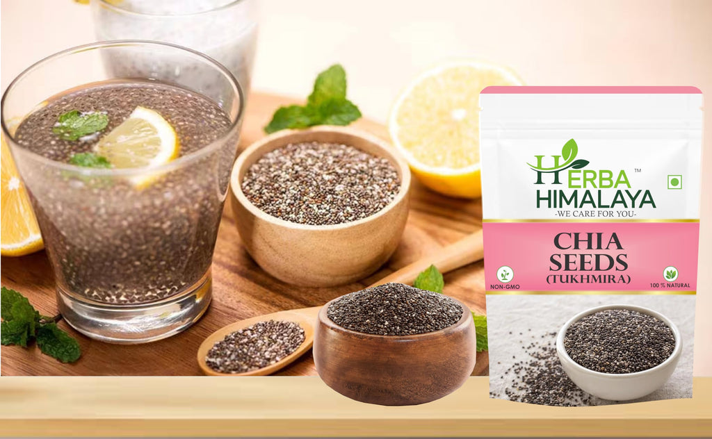 Herba Himalaya Chia Seed | Seeds for Weight Management | Rich in Calcium, Protein & Fiber, Omega 3 and Antioxidant |