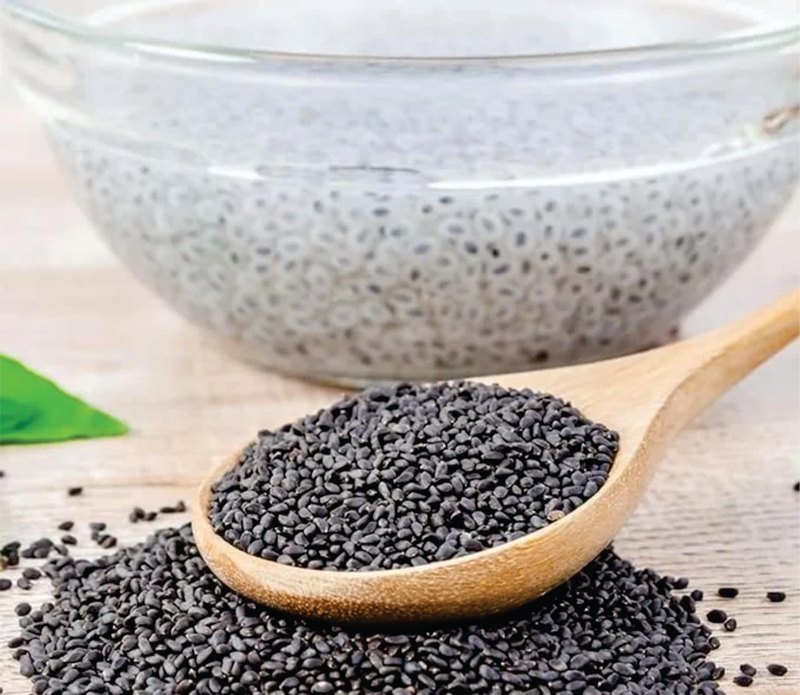 Herba Himalaya Raw Basil/Sabja/Tukmaria/Bapji Seeds, Low calories, High Fiber & Omega 3,Rich Nutrients