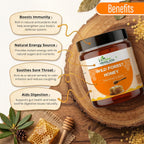 Herba Himalaya Raw Organic Honey | 100% Pure & Lab-Tested | Unprocessed & Unpasteurized | No Added Sugar