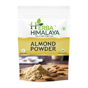 Herba Himalaya Californian Almond Flour | Premium Cold Pressed Badam Powder | Gluten Free | Grain Free Keto Friendly | Naturally Protein | Rich High Fiber (200 gm)