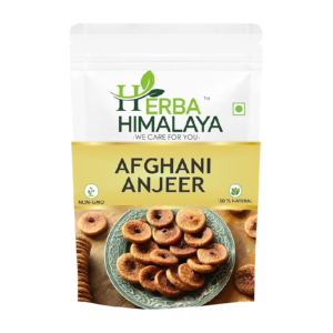 Click to see full view Herba Himalaya Jumbo Size Dried Afghani Anjeer | Figs | Dry Fruits | Nuts (100 gm)