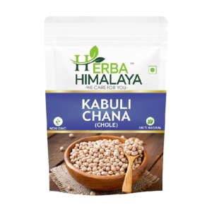 Herba Himalaya Unpolished Kabuli Chana (Chhole) Naturally Rich in Protein (1kg)