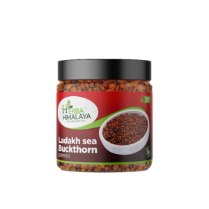 Herba Himalaya Sourced from Ladakh Pure Sea Buckthorn Berry 50g Natural Dried Superfruit Rich in Omega Fatty Acids with Vitamin C and E (50 gm)