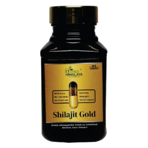 Shilajit Capsules – Pure Himalayan Strength, Energy & Stamina Booster | Immunity & Wellness Support- 60 Capsules